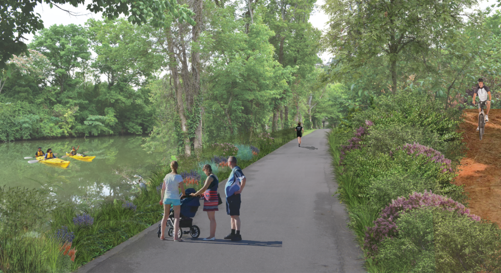 Third Creek Initiative bike path